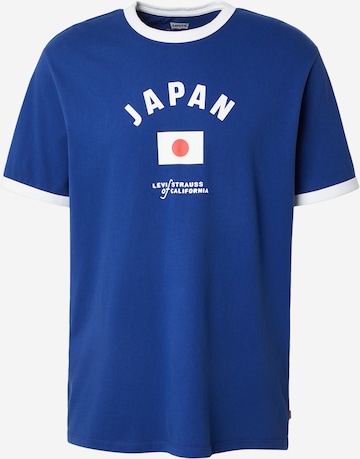 LEVI'S ® T-Shirt 'X WC RINGER' in Blau: Vorderseite