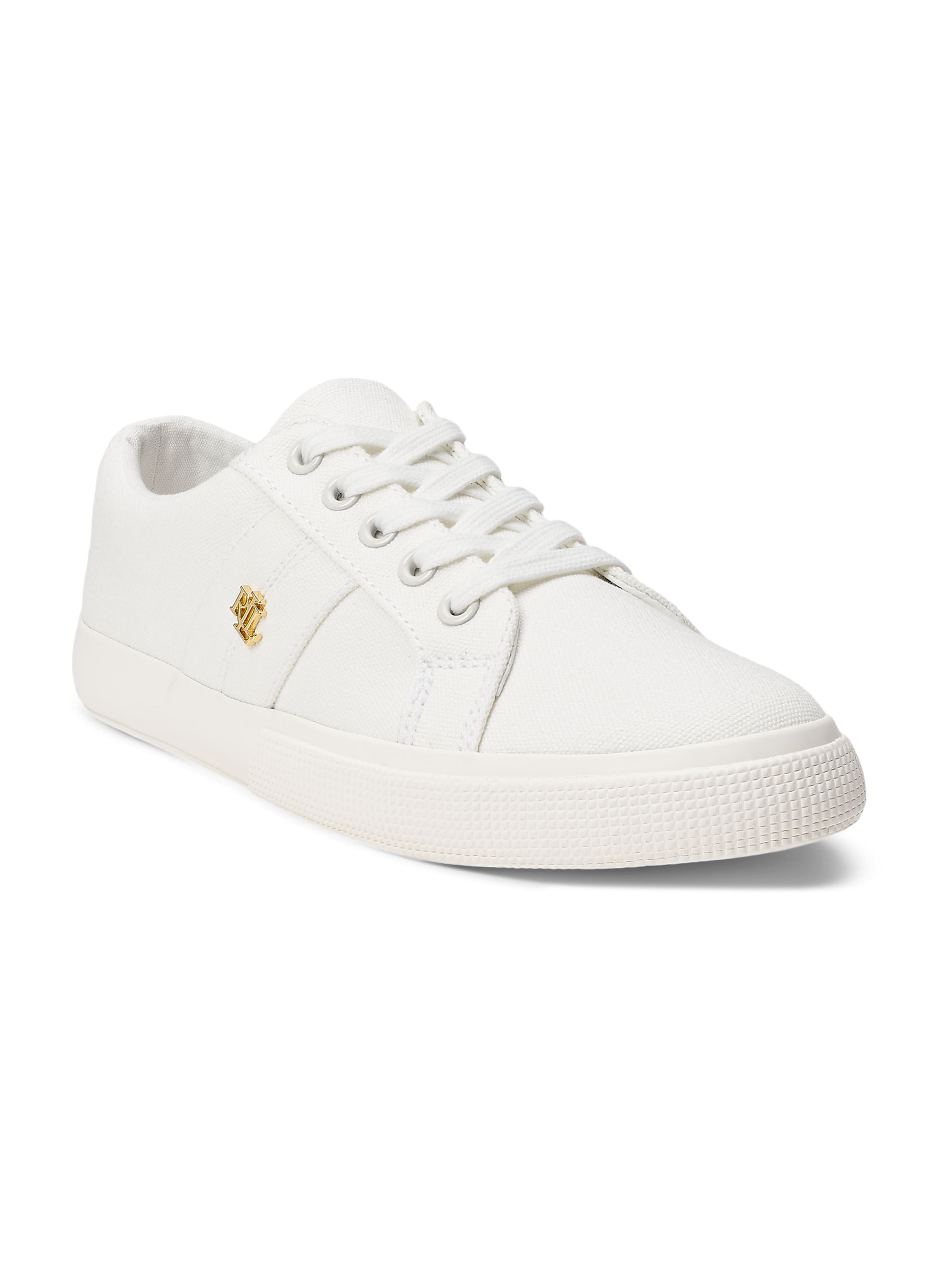 balts Lauren Ralph Lauren Zemie brīvā laika apavi 'Janson': no priekšpuses