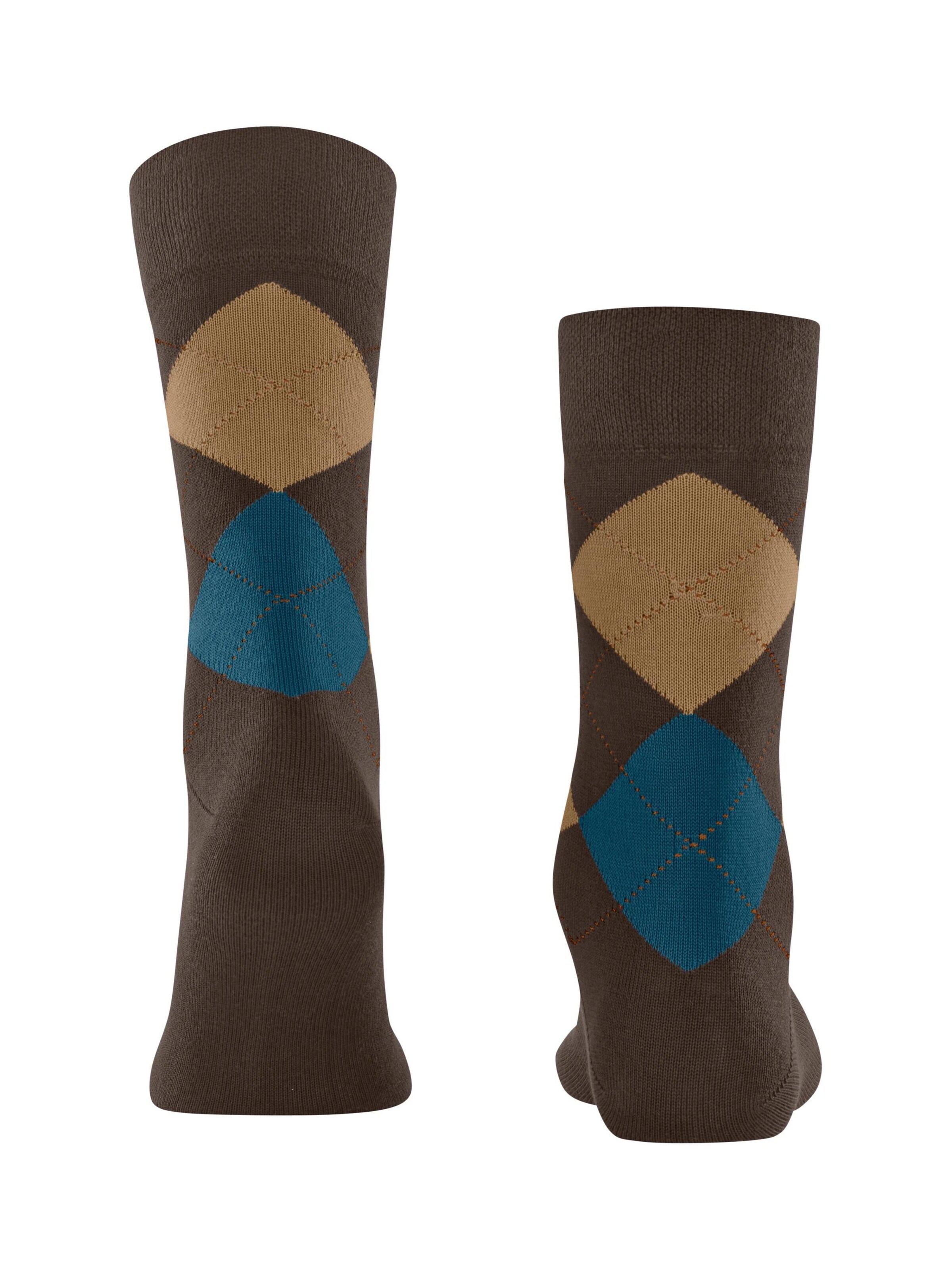 FALKE Socks 'Sensitive Argyle' in Brown