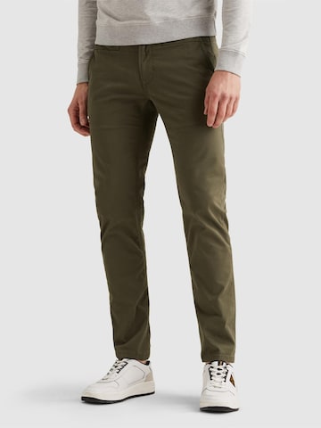 PME Legend Regular Chinobyxa 'PME LEGEND - American Classic regular fit chino' i grön: framsida