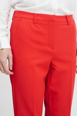 Slimfit Pantaloni chino 'LEXI' di ICHI in rosso