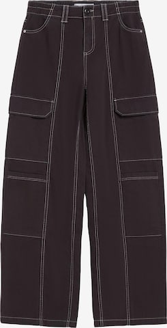 Bershka Trousers in Grey: front