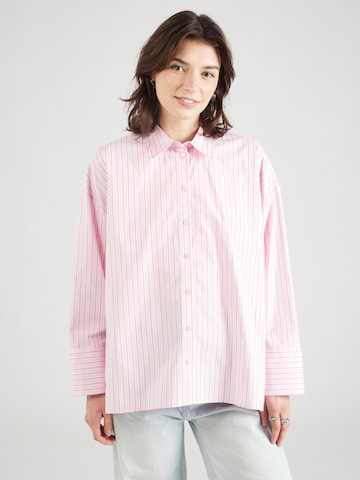 ONLY Blouse 'GRACE MICHELLE' in Roze: voorkant