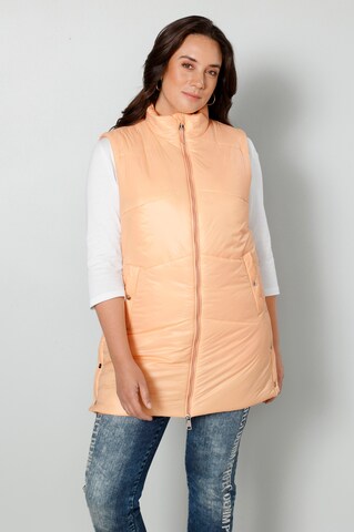 MIAMODA Vest in Beige: front