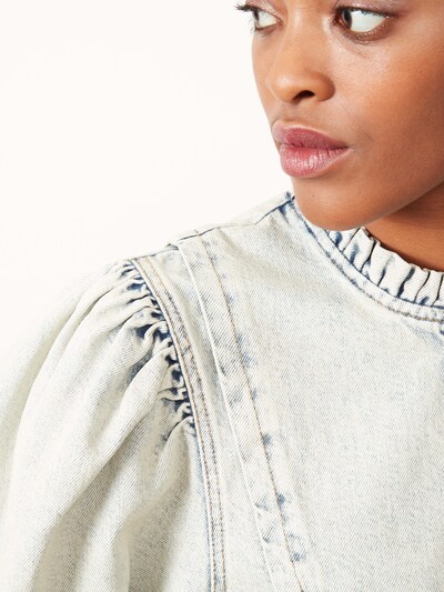 Aligne Veste mi-saison 'Cerys' en bleu clair, Vue avec produit