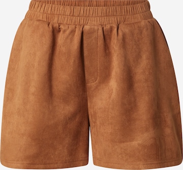 OBJECT Regular Housut 'OBJSigga' värissä ruskea: etupuoli