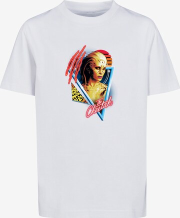 F4NT4STIC T-Shirt 'DC Comics Wonder Woman 84 Retro Cheetah' in Weiß: predná strana