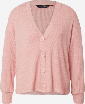 Dorothy Perkins Gebreid vest in Roze: voorkant