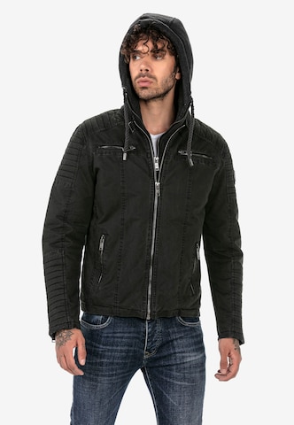 Redbridge Bikerjacke 'Bognor Regis' in Schwarz: predná strana