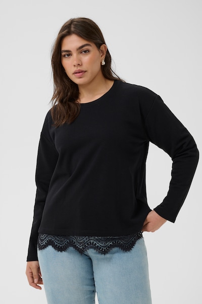 KAFFE CURVE Bluzka sportowa 'KCsophia' w kolorze czarnym, Podgląd produktu