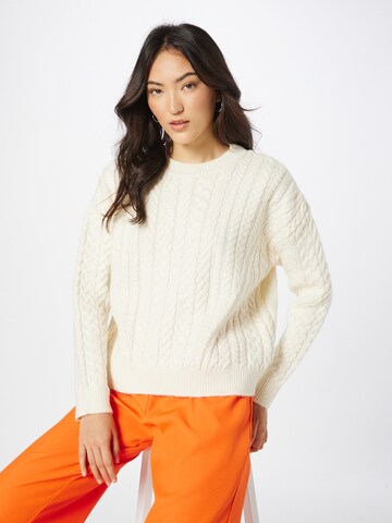 ABOUT YOU Sweater 'Tara' in Beige: front