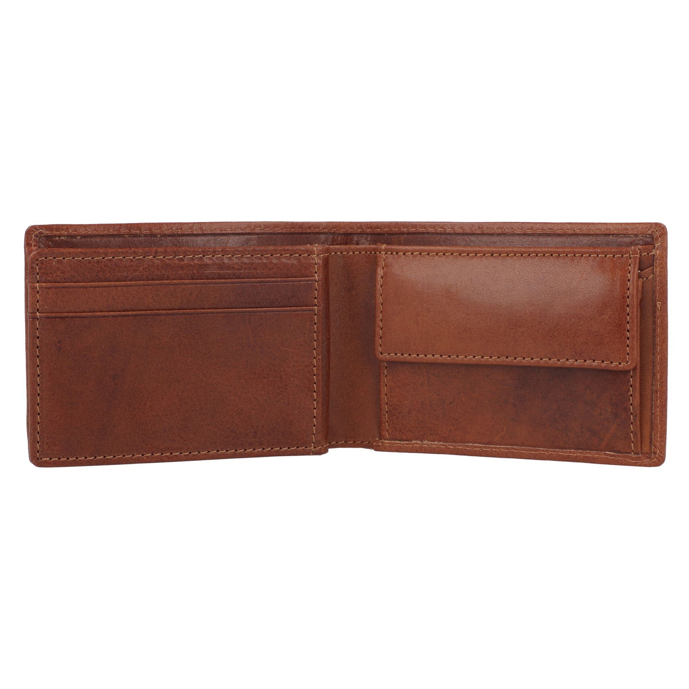 LEONHARD HEYDEN Portemonnee 'Cambridge' in Bruin