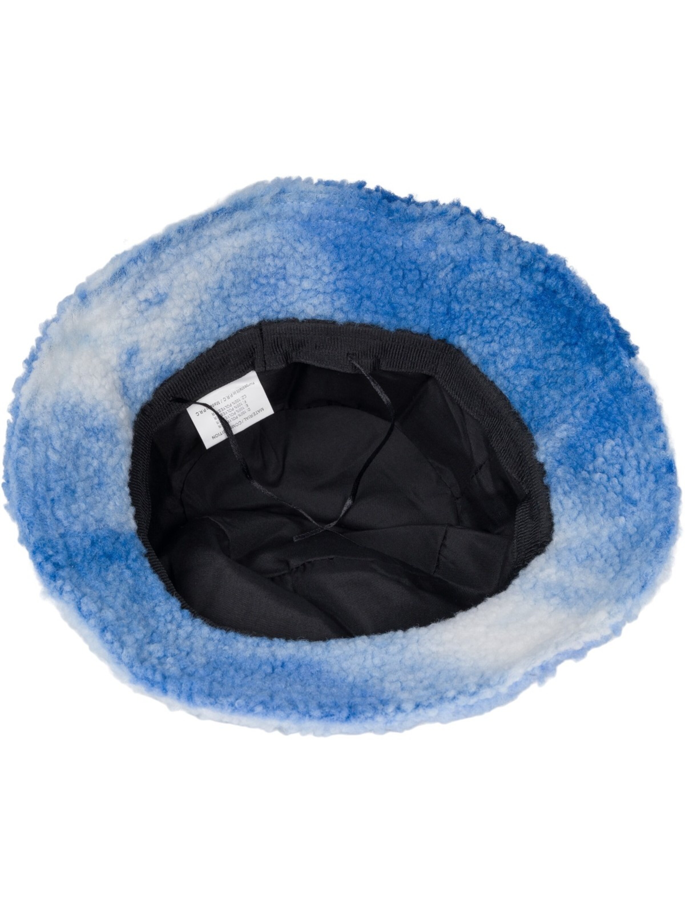 styleBREAKER Hat 'Teddyfell Fischerhut Ombré' in Blue