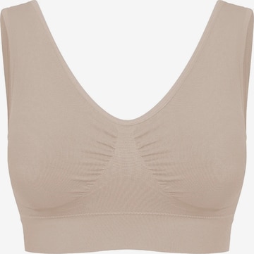 cfab (formerly creamy fabrics) BH 'Comfy Bra' in Beige: Vorderseite