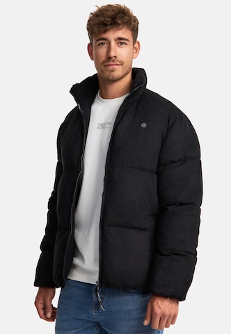 INDICODE JEANS Winterjas 'Graville' in Zwart
