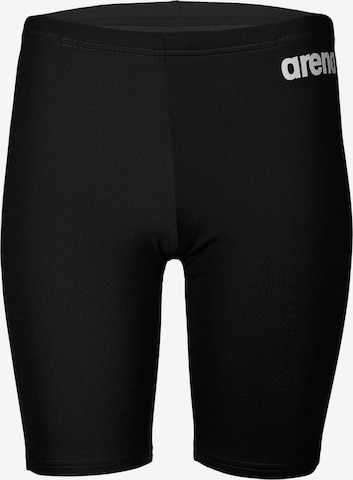 Pantaloncini da bagno 'TEAM SWIM JAMMER SOLID' di ARENA in nero: frontale