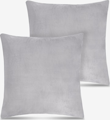 Aspero Kissen in Grau: Vorderseite