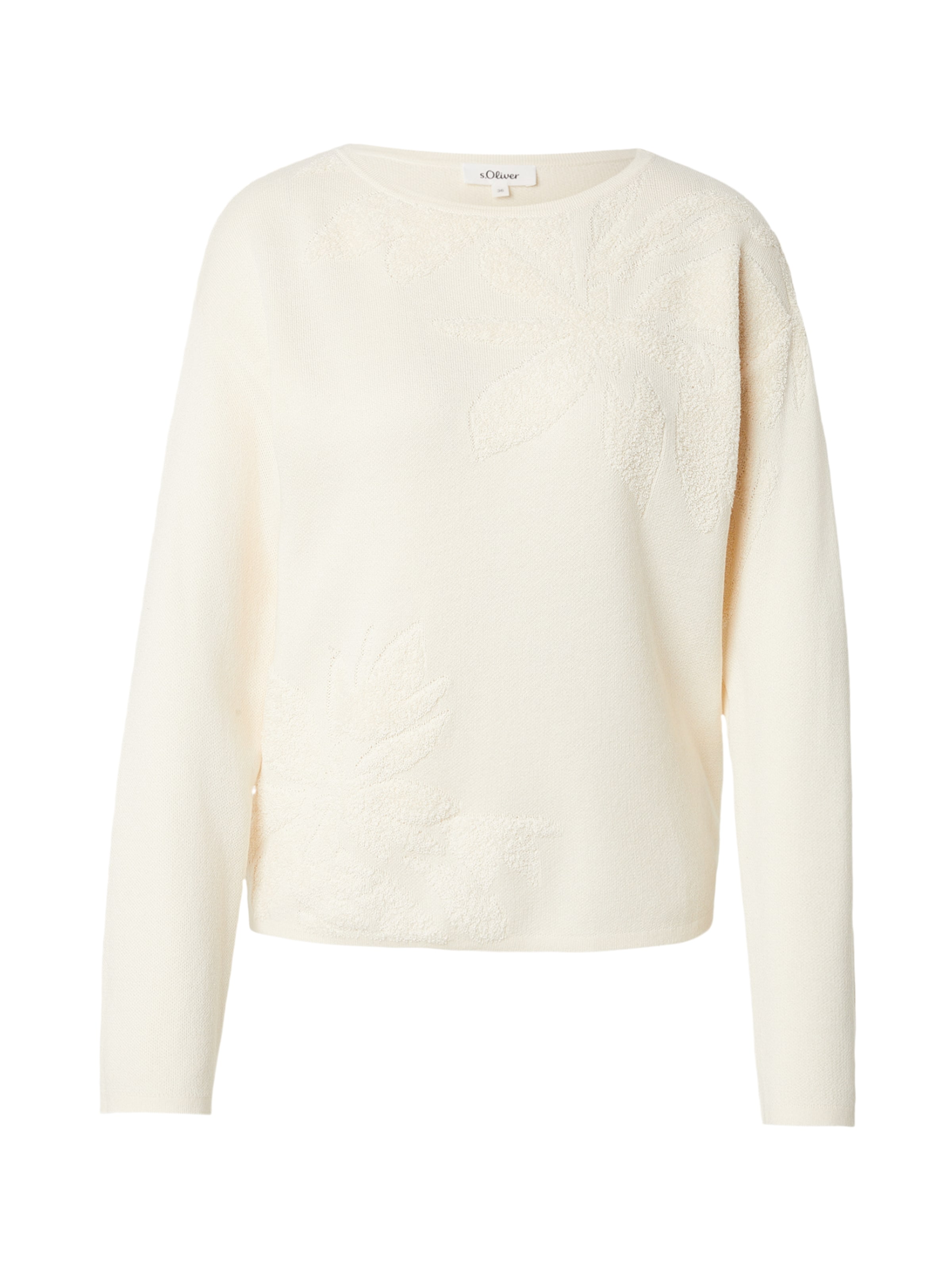 s.Oliver Trui in Beige: voorkant