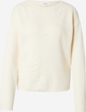 Pull-over s.Oliver en beige : devant