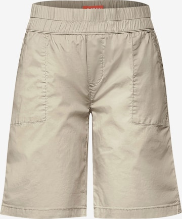 regular Pantaloni di STREET ONE in beige: frontale
