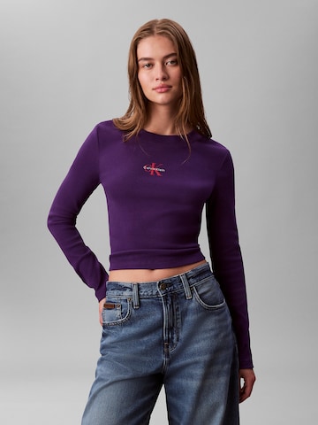 Calvin Klein Jeans Shirt in Purple: front
