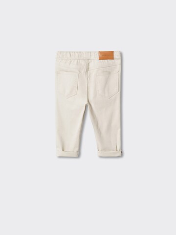 MANGO KIDS Regular Pants in Beige