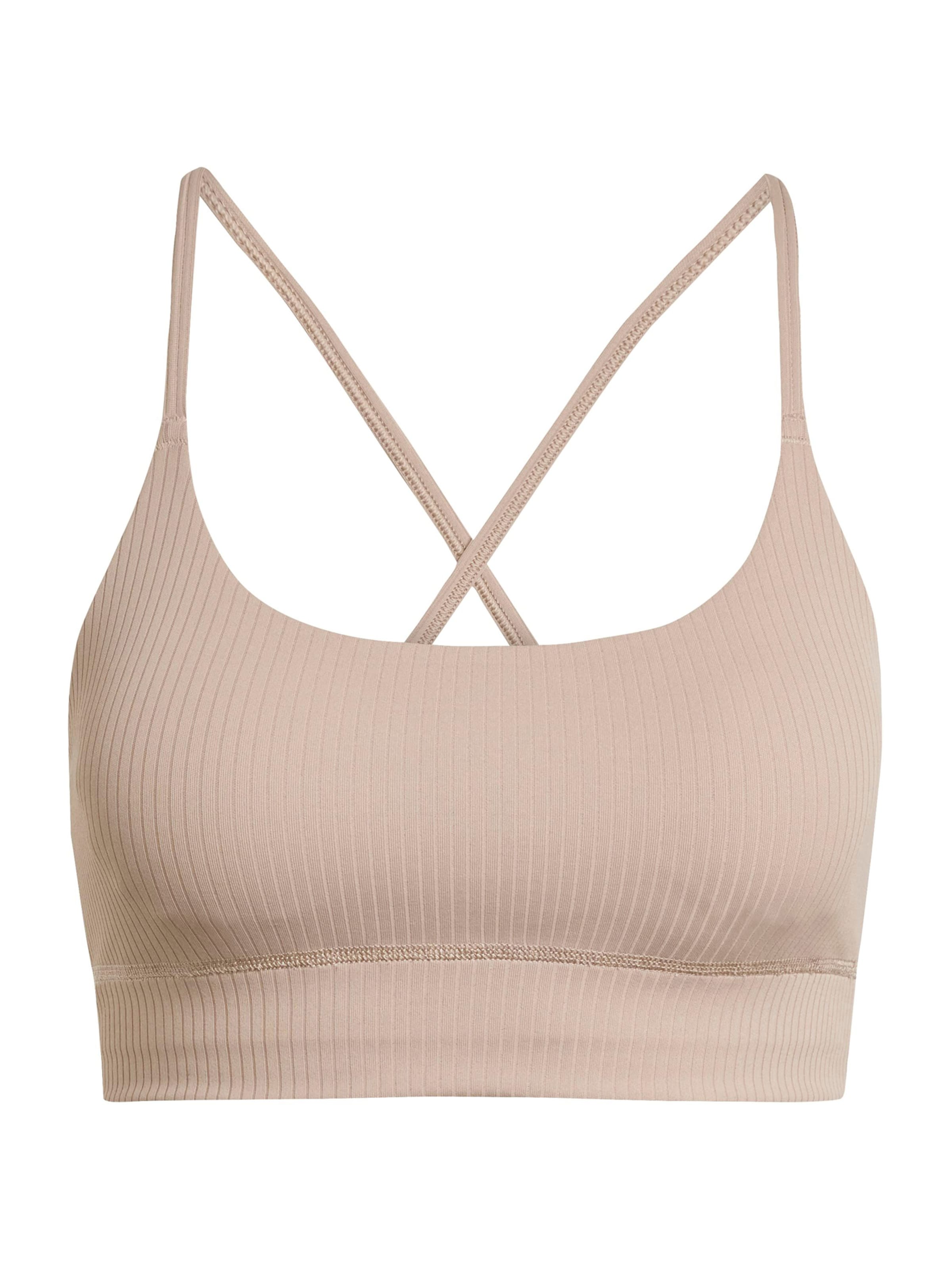 ADIDAS PERFORMANCE Бюстие Спортен сутиен 'ALL ME' в бежово: отпред