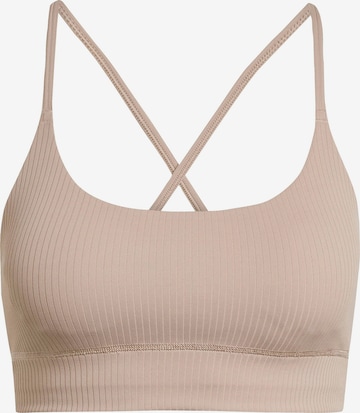 ADIDAS PERFORMANCE Bustier Sport bh 'ALL ME' in Beige: voorkant