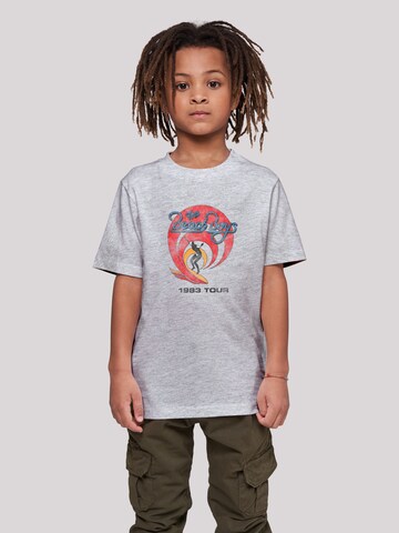 F4NT4STIC Shirt 'The Beach Boys' in Grey: front