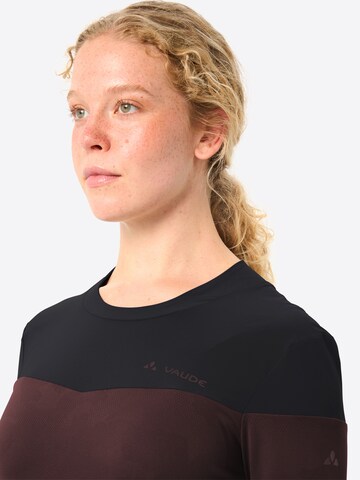 VAUDE Funktionsshirt 'Moab LS PRO' in Braun