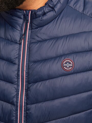 Gilet 'JJESPrint' di Jack & Jones Plus in blu