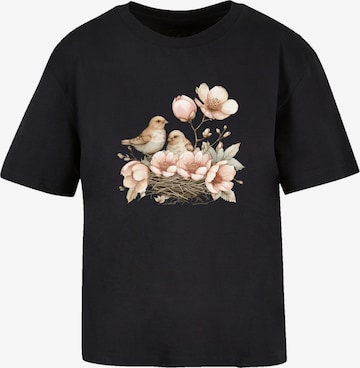 T-shirt F4NT4STIC en noir : devant