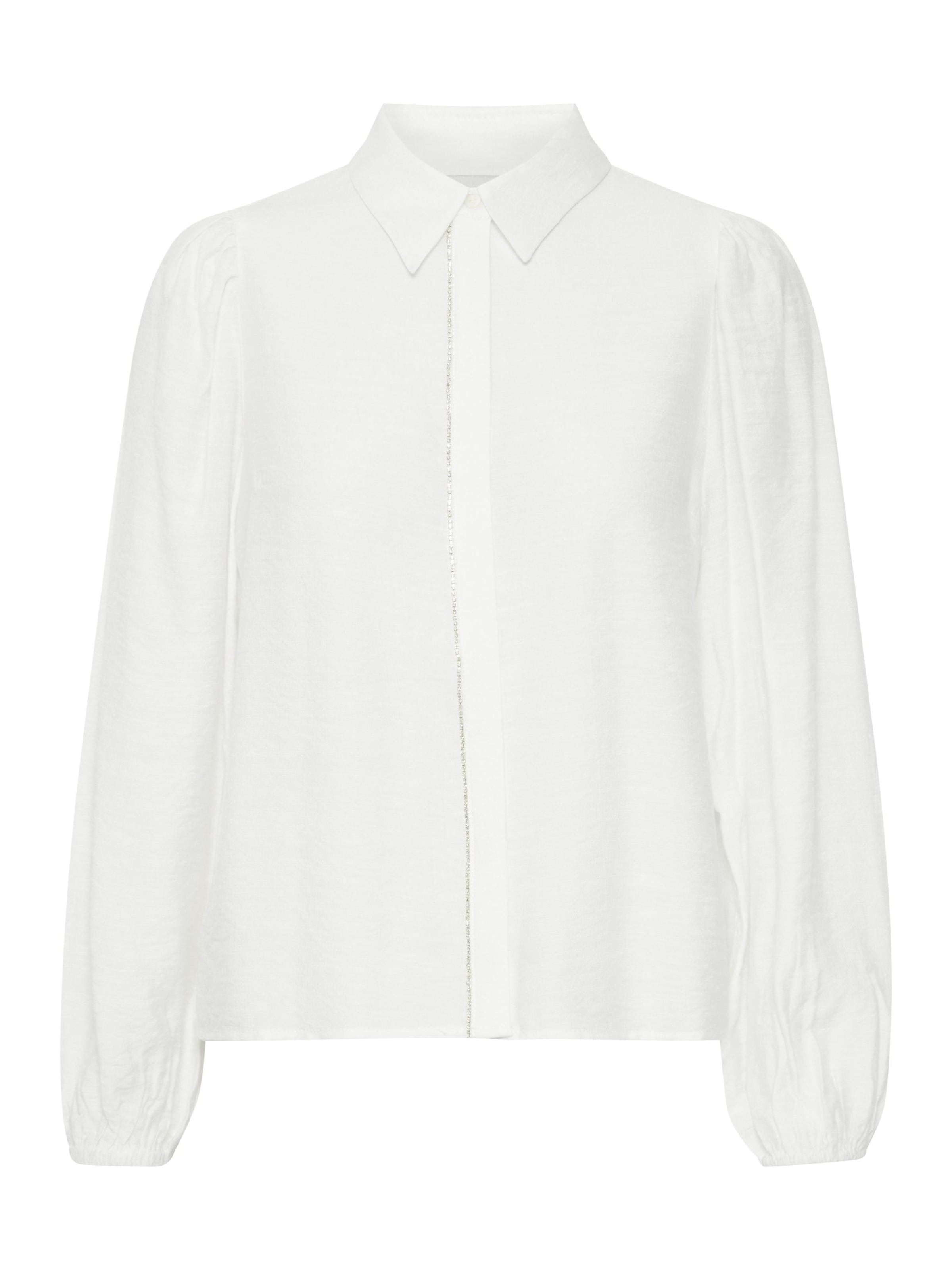 ICHI Bluse 'IHRhines' in Weiß: Vorderseite