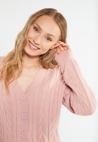 RISA Knit Cardigan in Pink