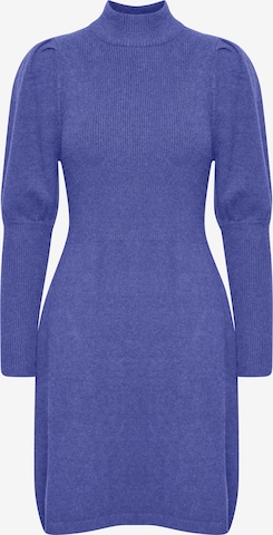b.young Gebreide jurk 'BYNONINA DRESS 2' in Blauw: voorkant
