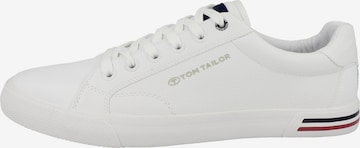 TOM TAILORNiske tenisice - bijela boja