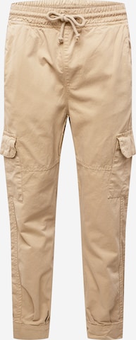 Urban Classics - Tapered Calças cargo em bege: frente