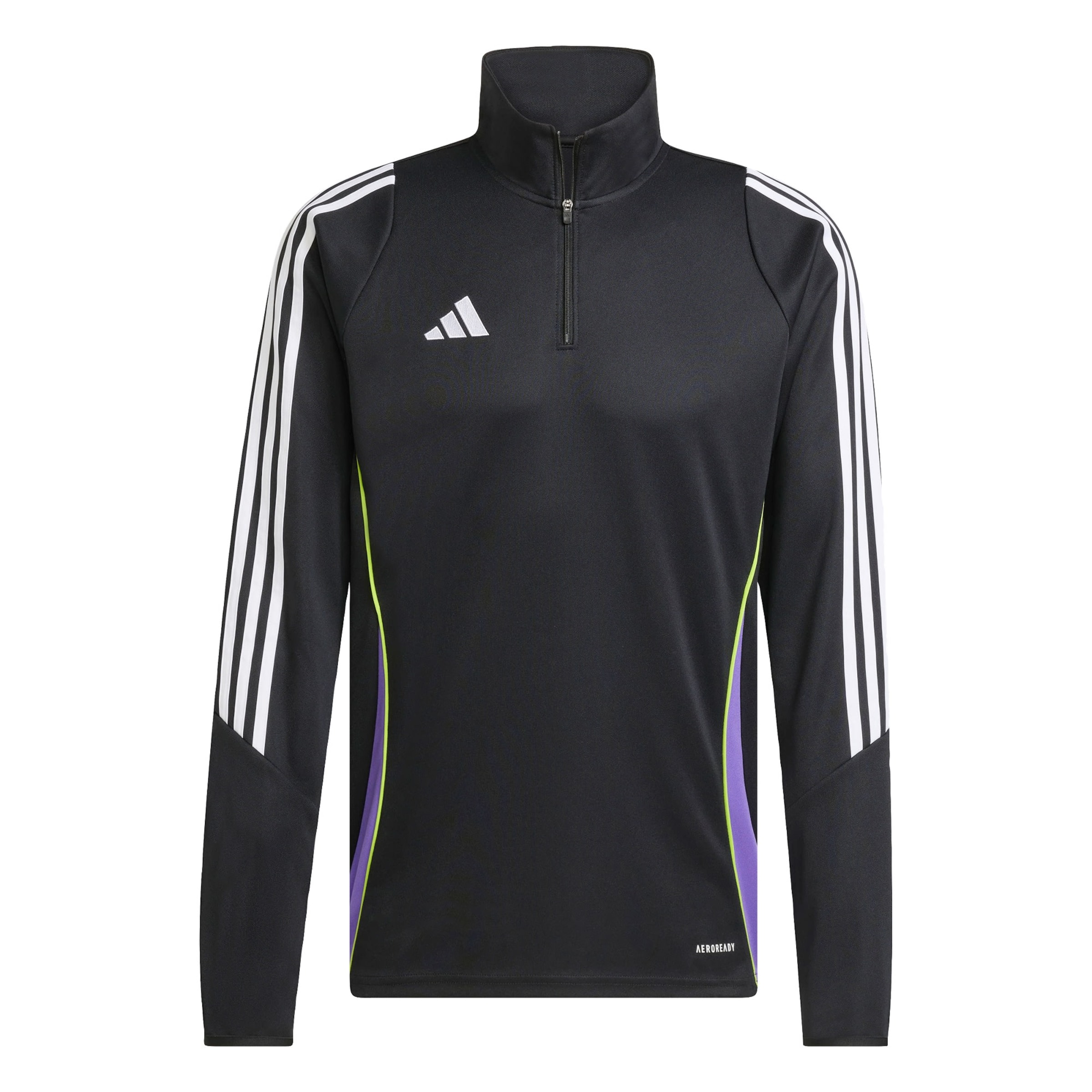 Sweat de sport 'Tiro 24' ADIDAS PERFORMANCE en noir : devant