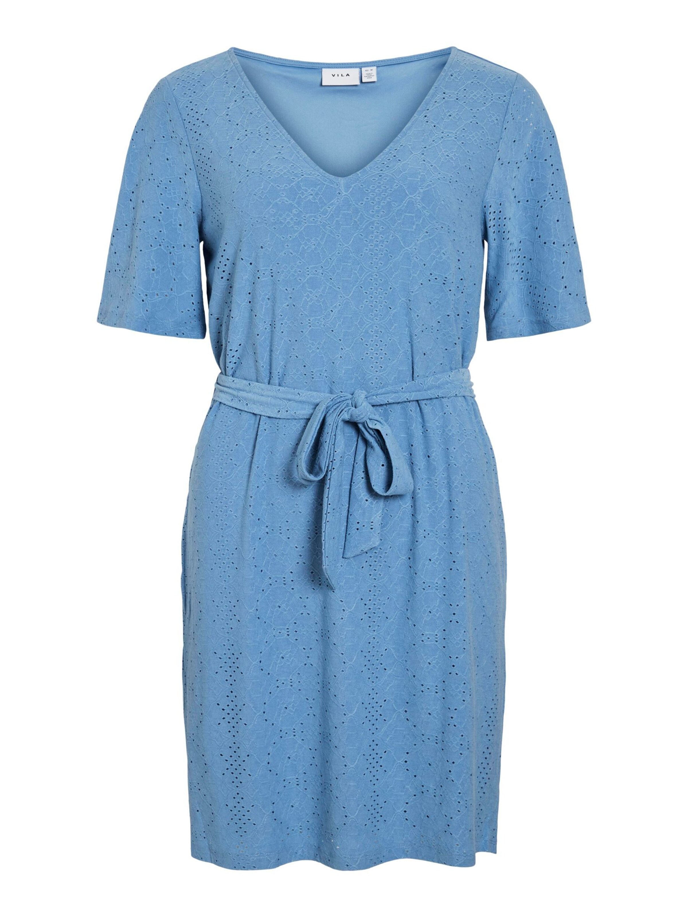 VILA Dress in Blue: front