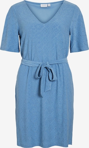 VILA - Vestido en azul: frente