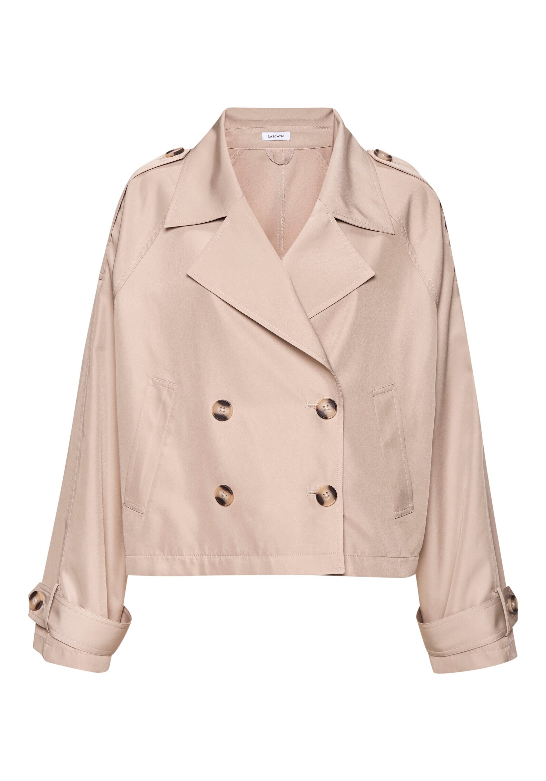 bēšs LASCANA Starpsezonu jaka: no priekšpuses