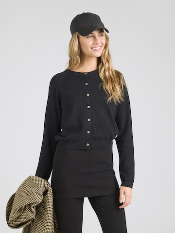 Cardigan 'Sweet' Blutsgeschwister en noir : devant
