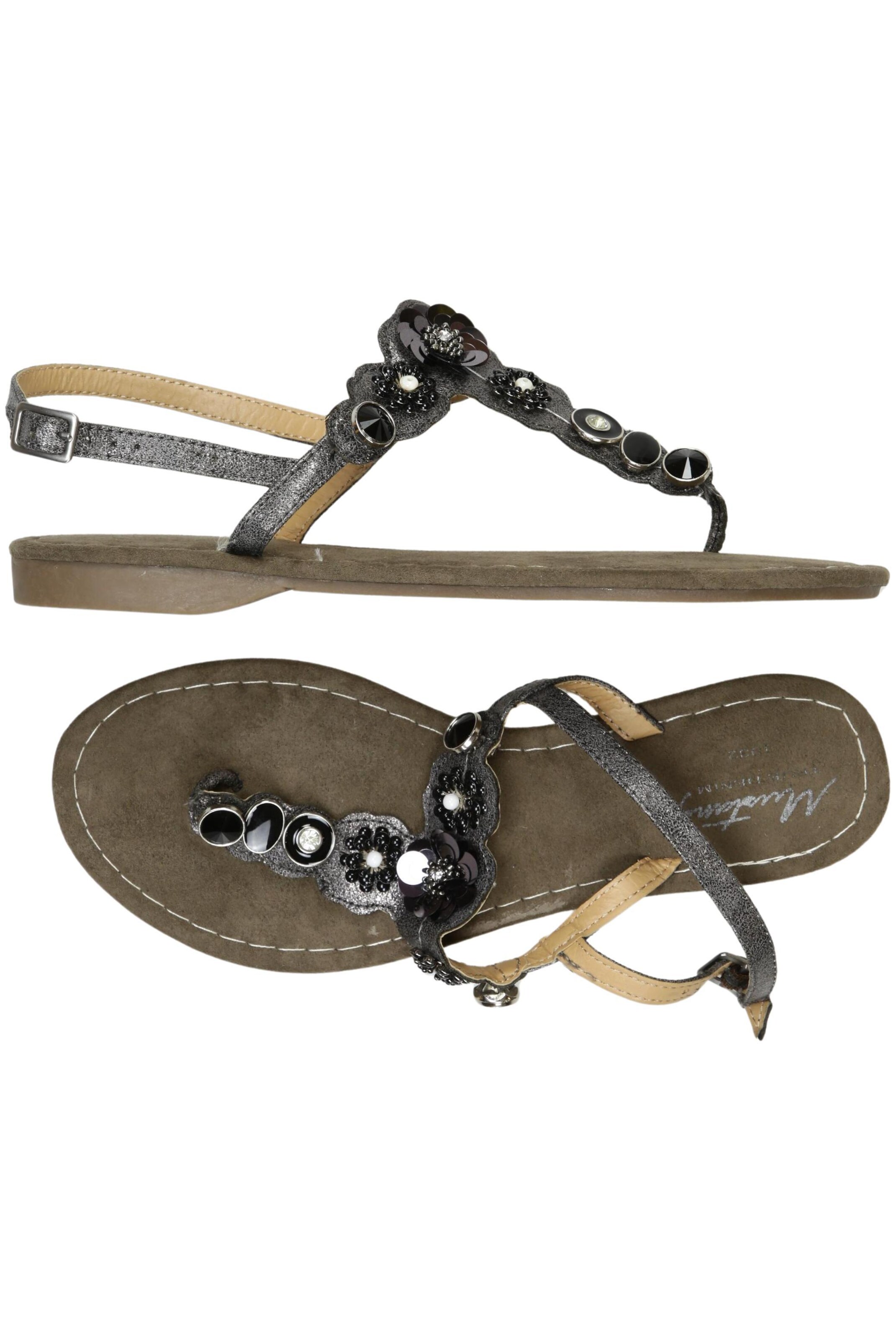 MUSTANG Sandalen 39 in Grau: Vorderseite