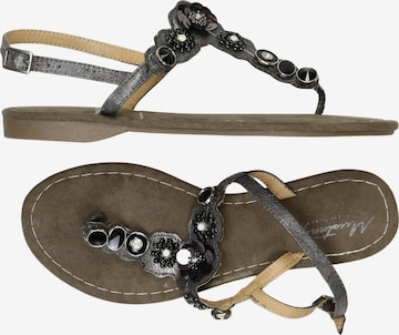 MUSTANG Sandalen 39 in Grau: Vorderseite