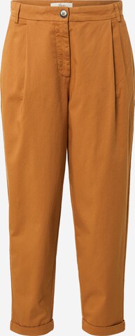 FIVEUNITS Pleat-Front Pants 'Malou' in Brown: front
