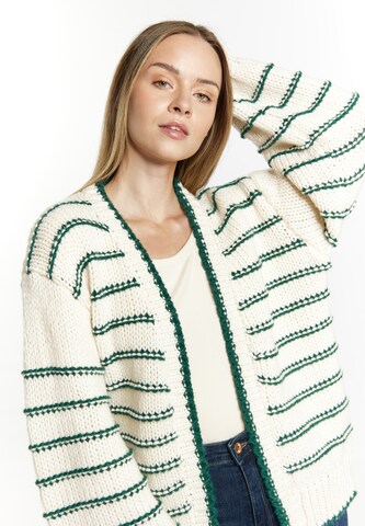 DreiMaster Maritim Strickjacke 'Eissegler' in Weiß