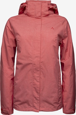 Schöffel Functionele jas 'Easy L4' in Rood: voorkant