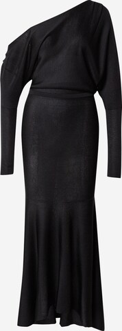 Karen Millen - Vestido de punto en negro: frente