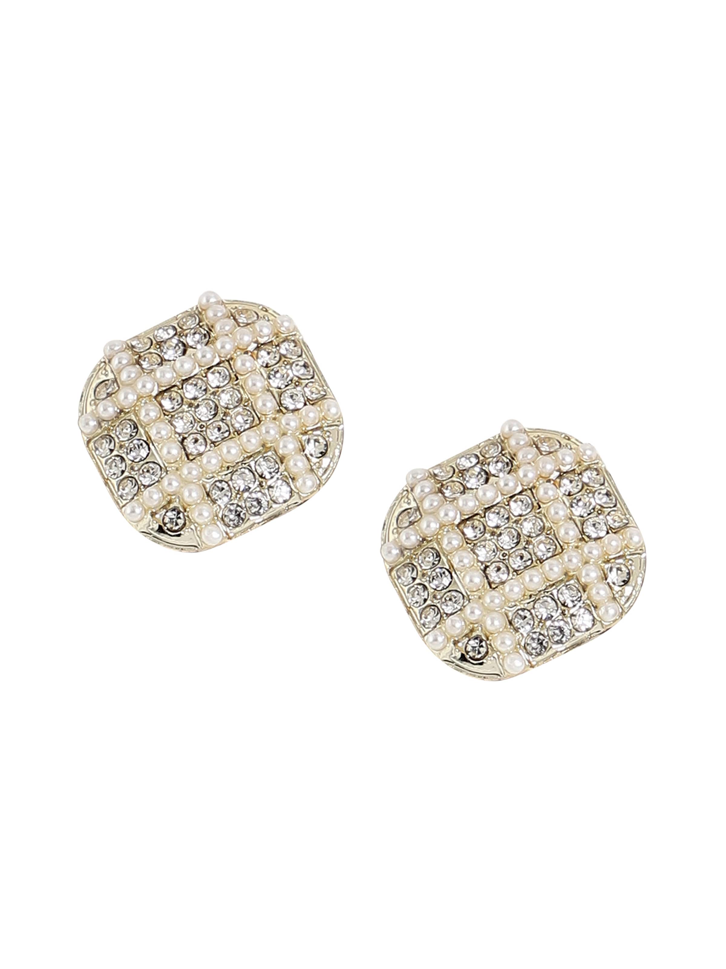 Cercei ' Bryanne ' de la SOHI pe argintiu: față