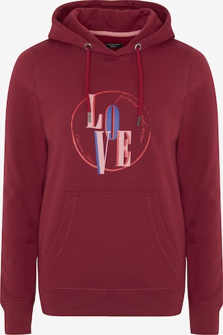 Oklahoma Jeans Sweatshirt in Rot: predná strana